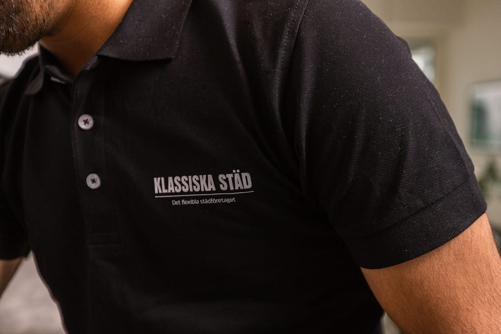 Städare för ett professionellt städföretag