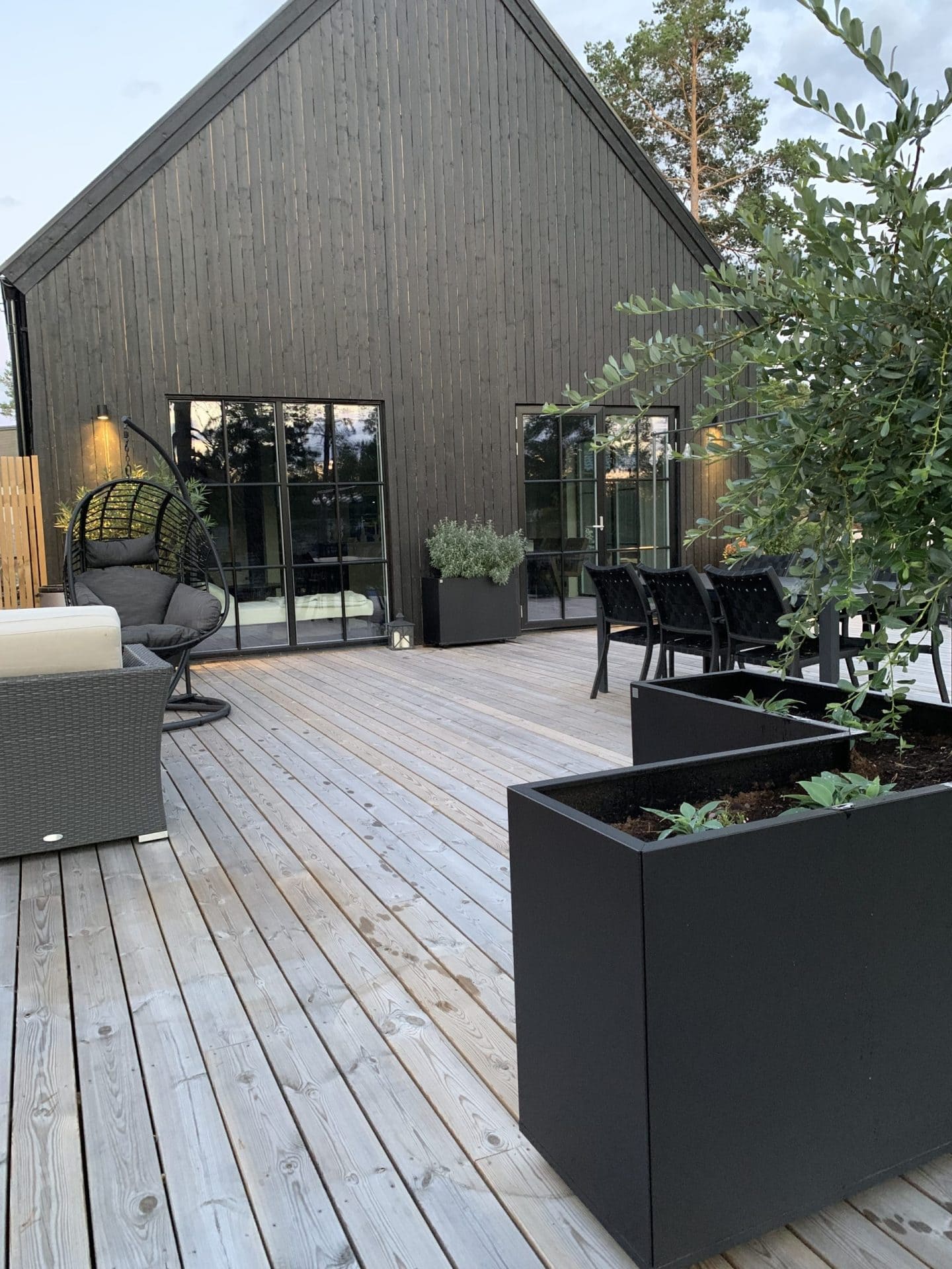 Plant Box Vinkel 120x120x40x60 cm