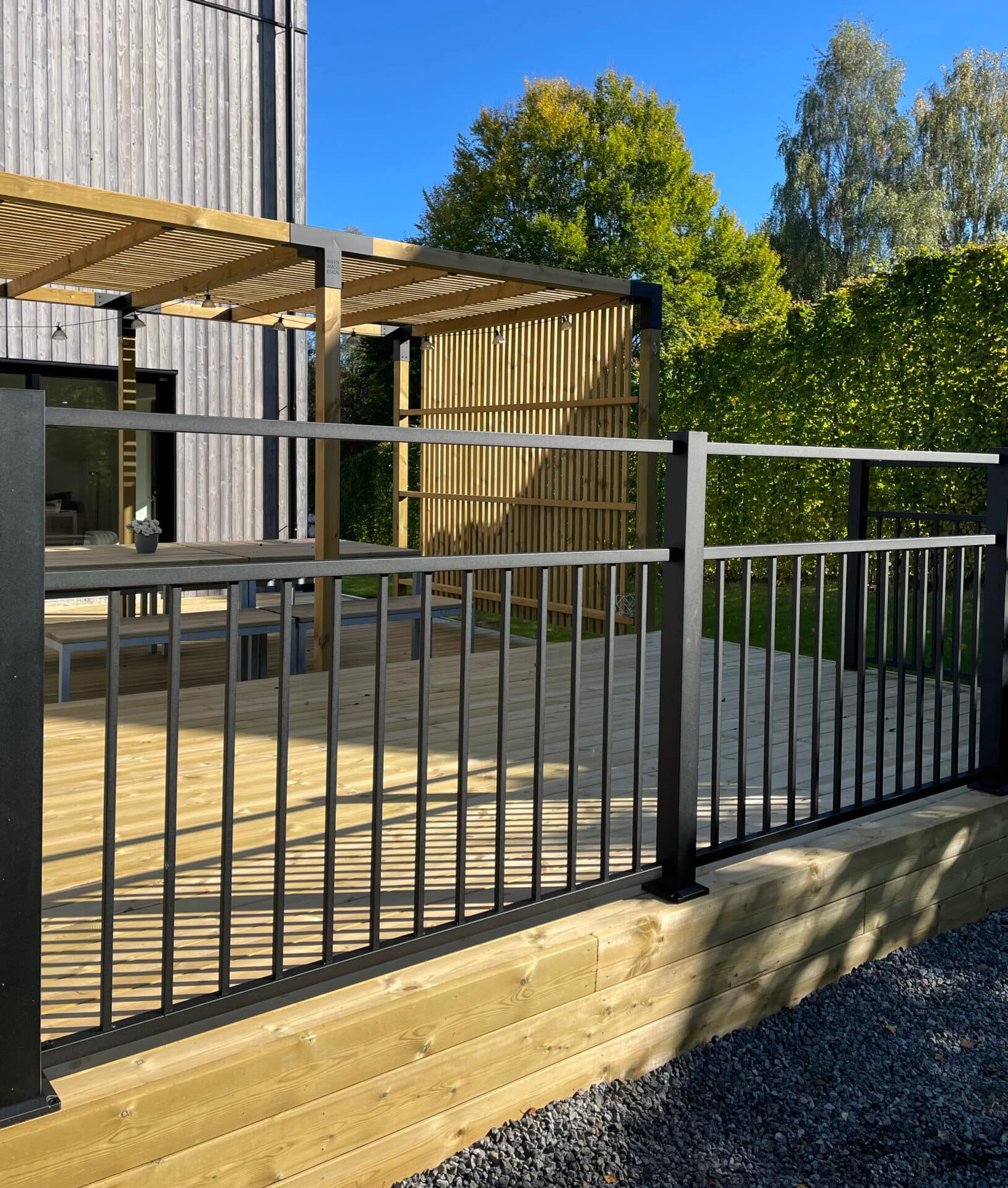 Balkongräcke aluminium Voxtorp - Räcke 110 cm höjd