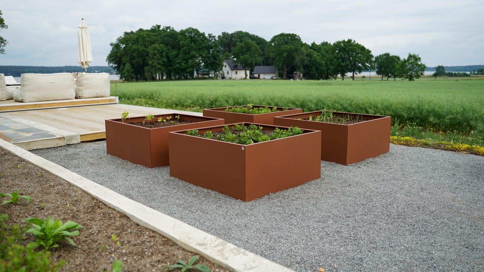 Plant Box Dyrkningskasse 120x120x60 cm