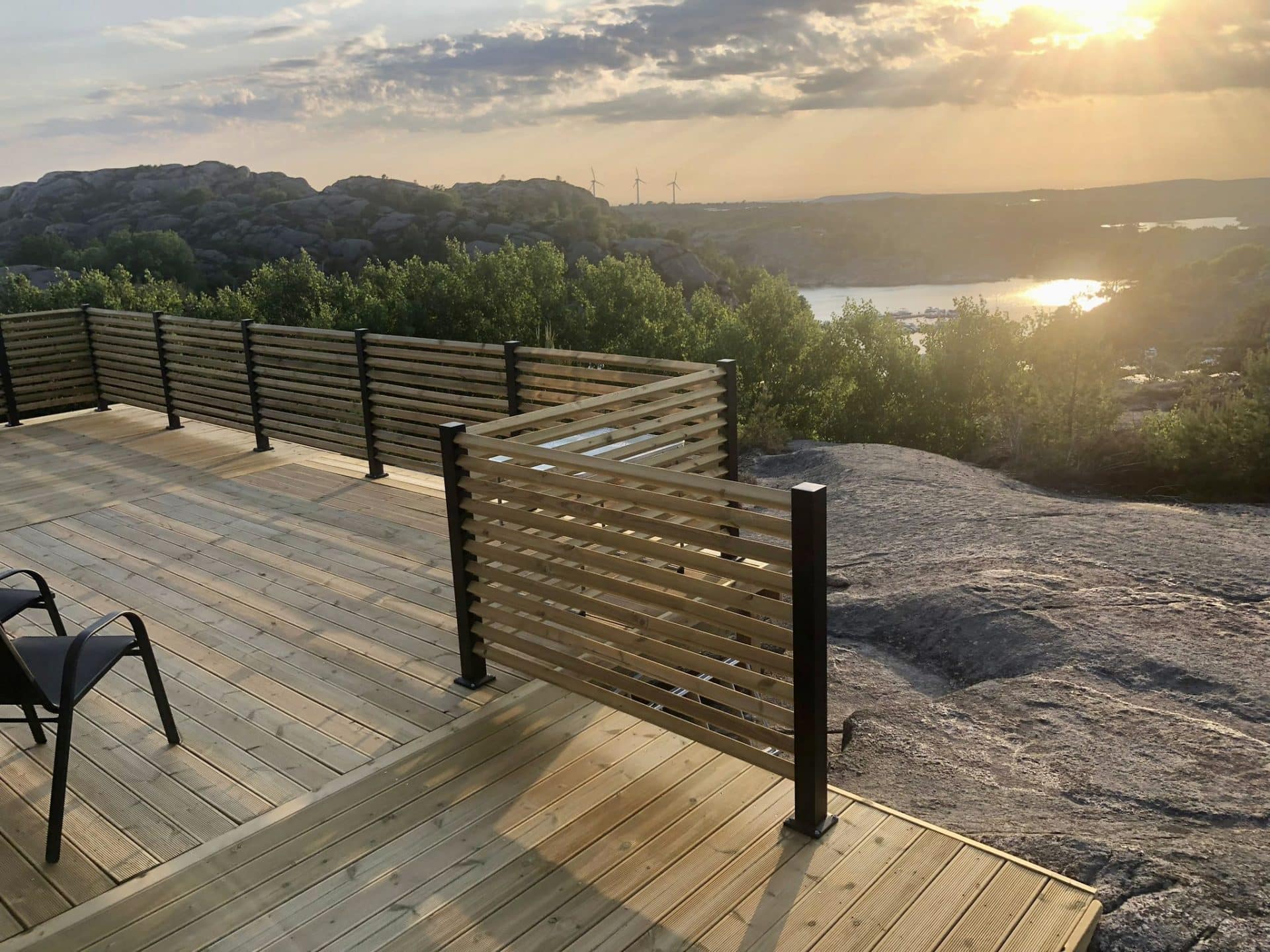 Drömminge hegn på terrasse