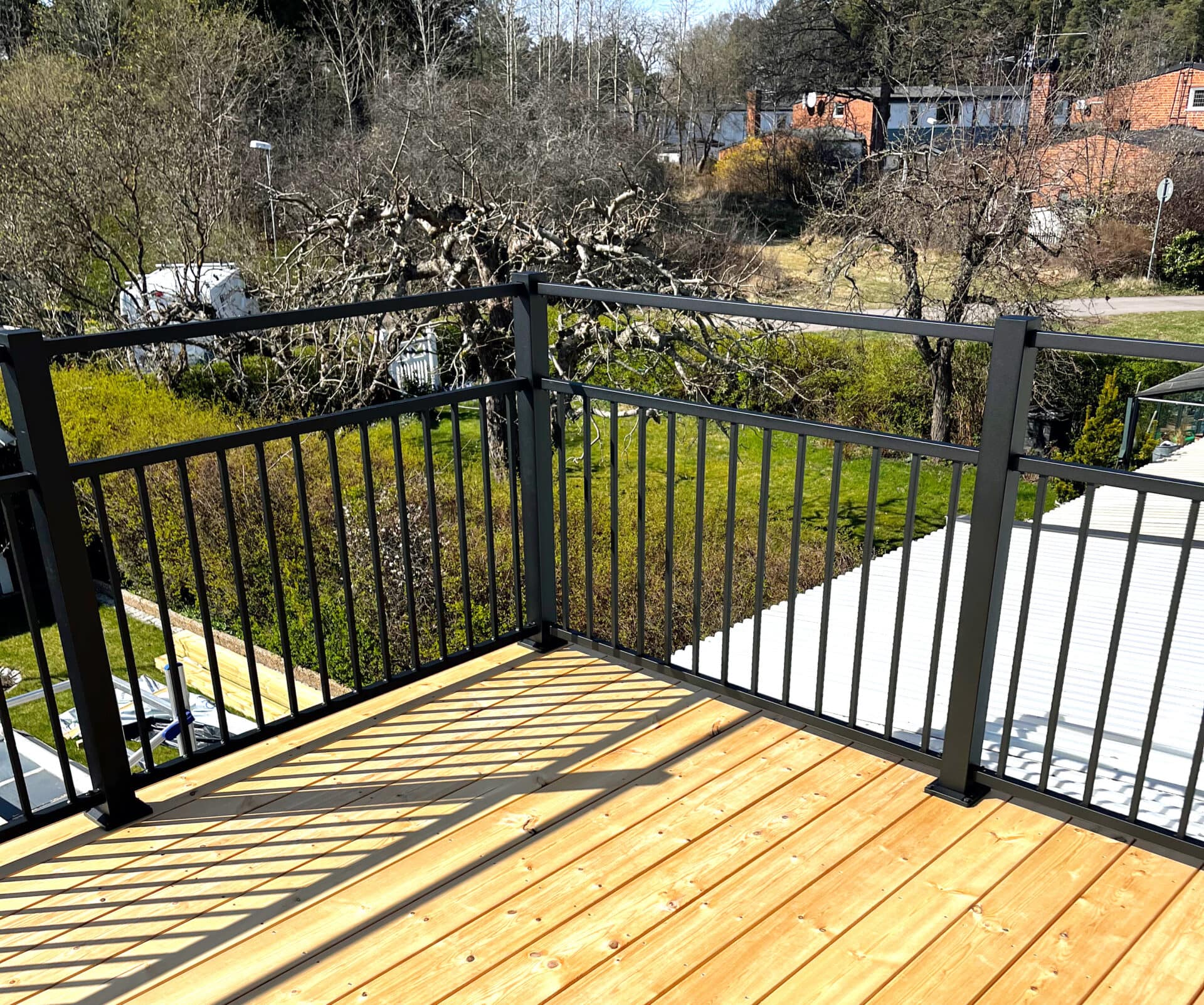Balkongräcke aluminium Voxtorp - Räcke 110 cm höjd