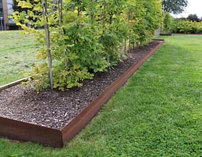 2mm rabattkant i ramar in en rabatt.