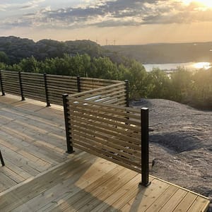 Drömminge hegn på terrasse