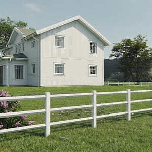 Staketstolpe Altofta vit